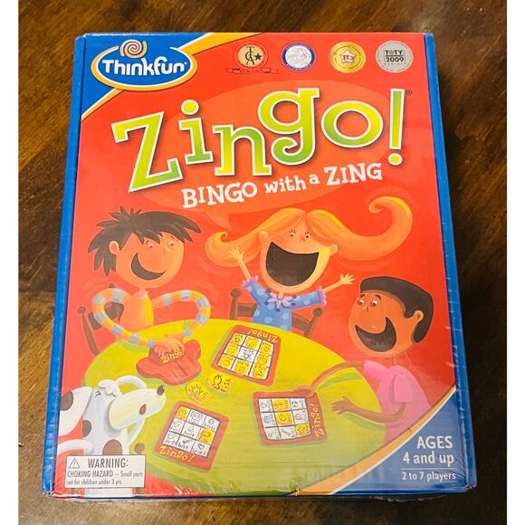 ThinkFun ZINGO! Bingo with a Zing Board Game NEW - Picture 1 of 4